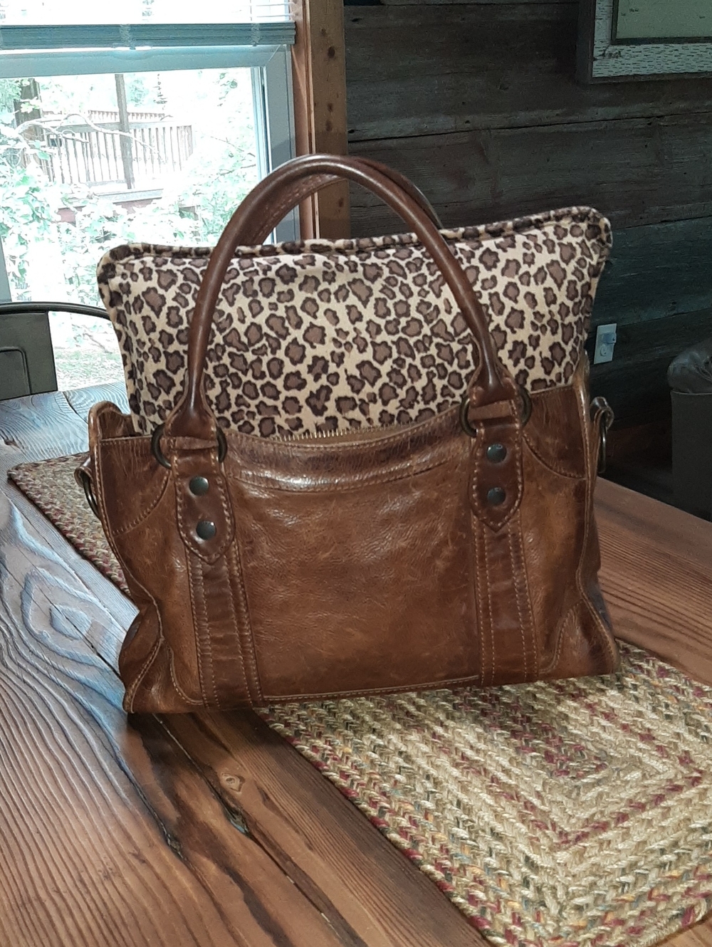 Frye Melissa Cognac Satchel Cognac bag ..missing removable strap.
